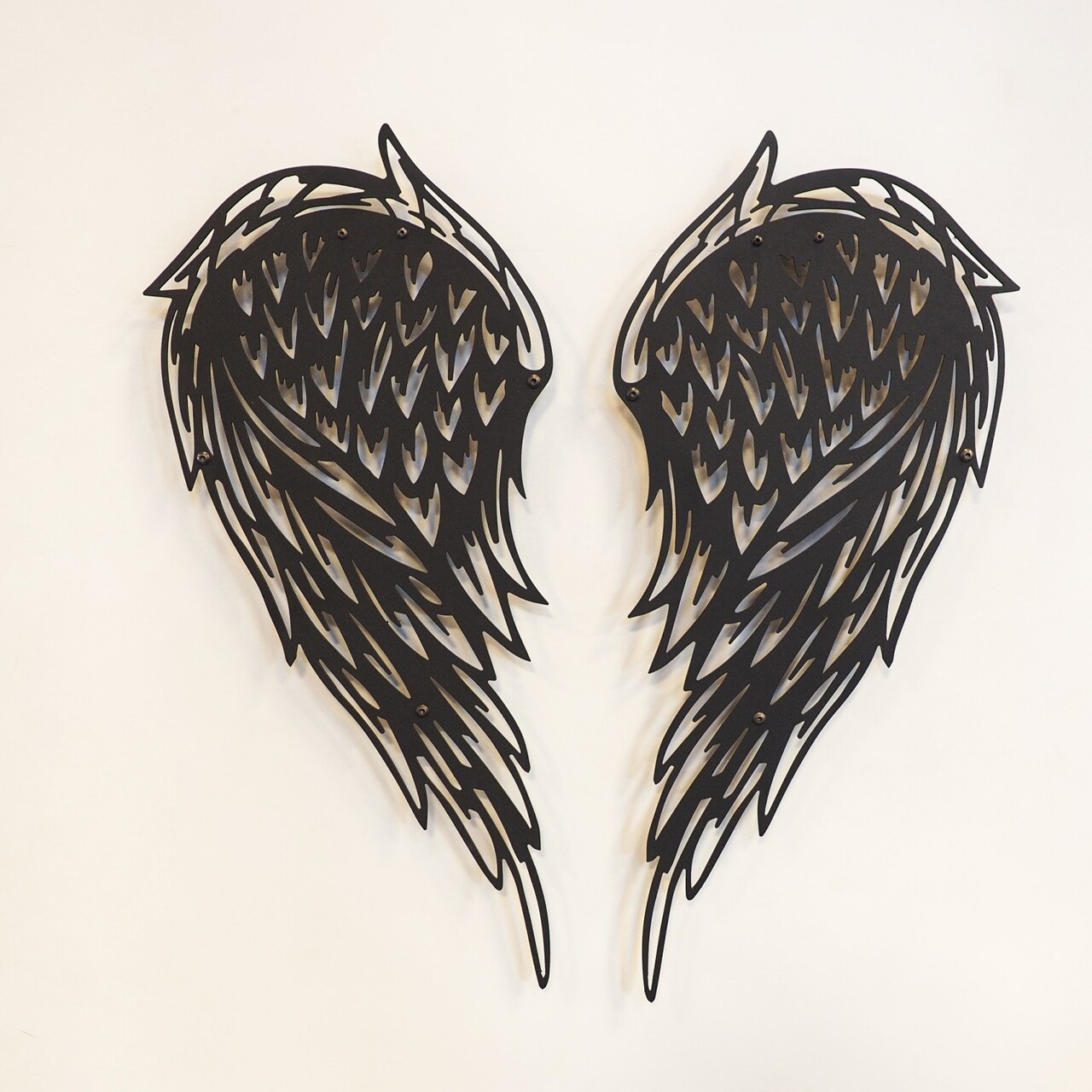 Decoratiune de perete, Angel Wings, Dimensiune: 32 x 70 cm (1 bucată), Negru - view 2