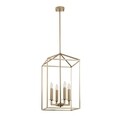 Lustra, Till - 13256, Fulgor, 35 x 35 x 107 cm, 4 x E14, 40W, auriu
