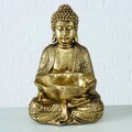 Decoratiune Buddha Jarven V1, Boltze, 20x17x30 cm polirasina