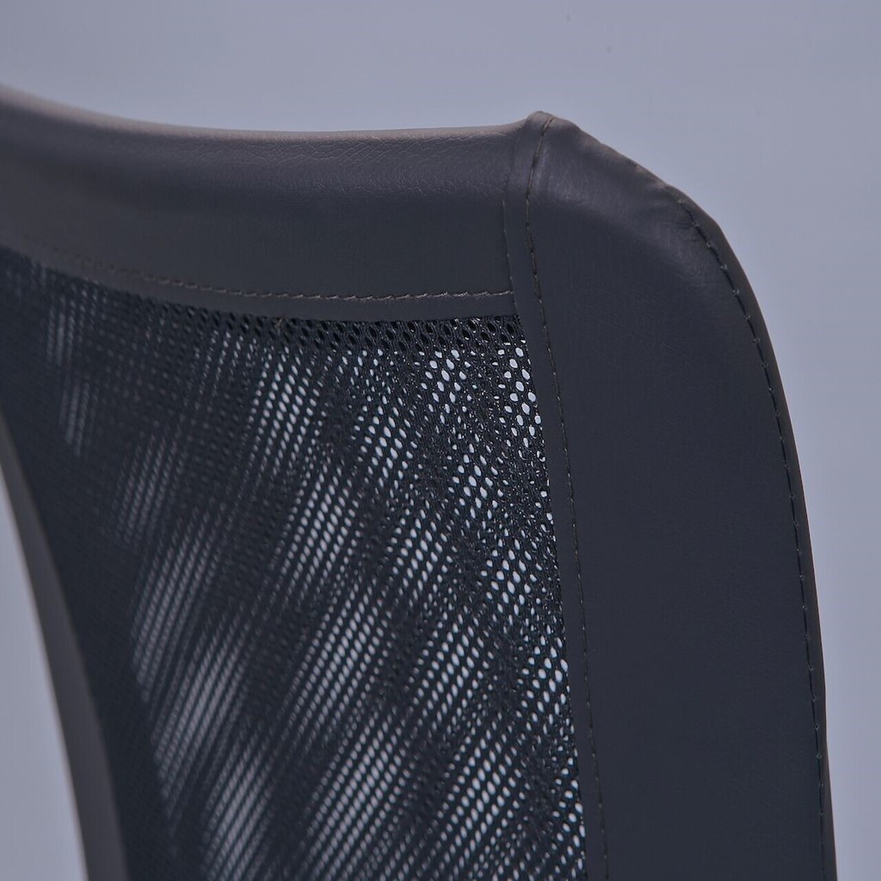 Scaun de birou pentru copii Bonnie, Inter Link, 43x42x88-98 cm, rotativ, metal/poliuretan, negru - view 7