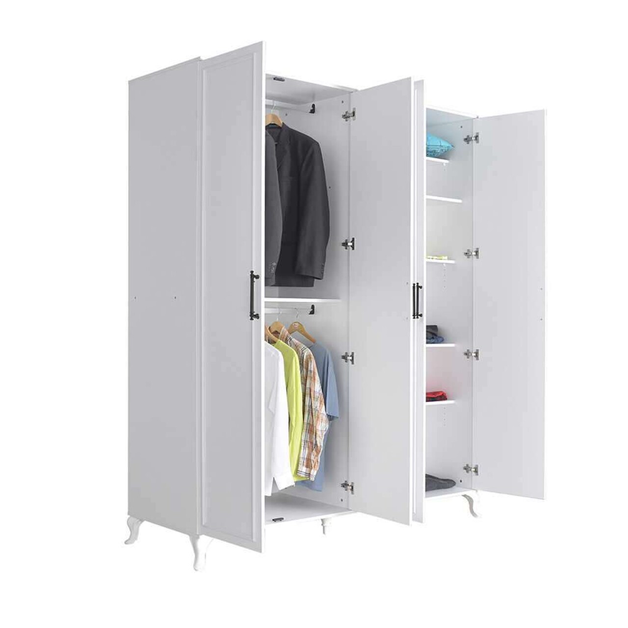 Dulap pentru haine, Adore, Grd-1040-Dd-3, Alb - 2 | YEO
