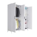 Dulap pentru haine, Adore, Grd-1040-Dd-3, Alb