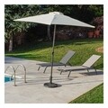 Sezlong rabatabil, DKD Home Decor, 191 x 58 x 98 cm, aluminiu/pvc, gri