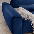 Coltar extensibil dreapta 4 locuri ELTAP, Foble, 267x196x100 cm, lemn/poliester, albastru inchis