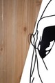 Decoratiune de perete Strip -B, Mauro Ferretti, 50x90 cm, fier/MDF, negru/maro
