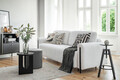 Canapea extensibila 3 locuri, ELTAP, SO-ARC-BL-03ROY, Arcadova, 244x97x97 cm, lemn/poliester, gri deschis/negru