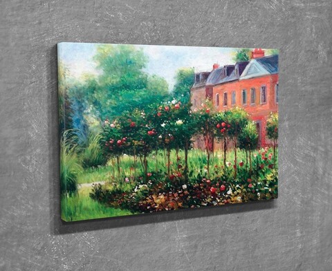 Tablou decorativ, dc305, canvas, lemn, multicolor