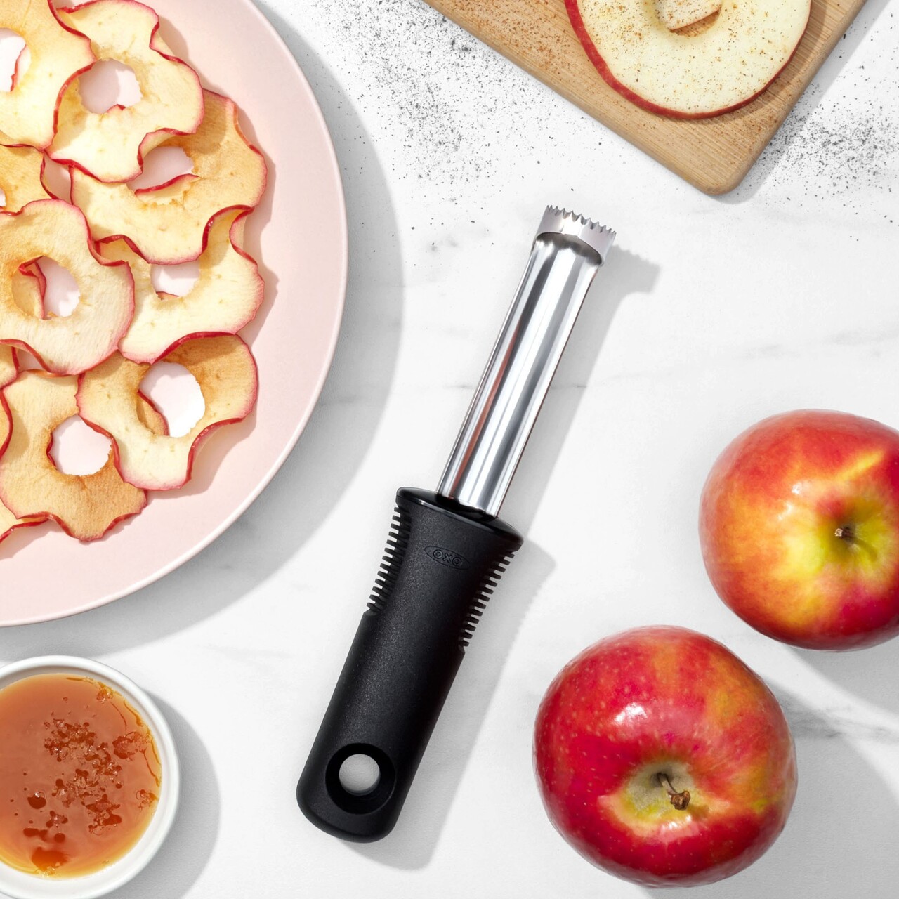 Ustensila scoatere cotor, inox, 20,3 cm, "Good Grips" - OXO - imagine 5