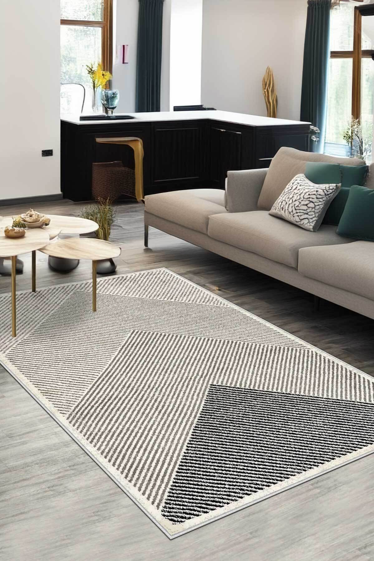 Covor, CLR-7247-HALI-1, 60x100 cm, Poliester, Bej