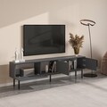 Comoda TV, Odessa, Ramsey, 180x50x29.6 cm, Antracit