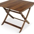 Masa pliabila, Pick-Up, 90 x 90 x 73 cm, lemn/MDF, maro