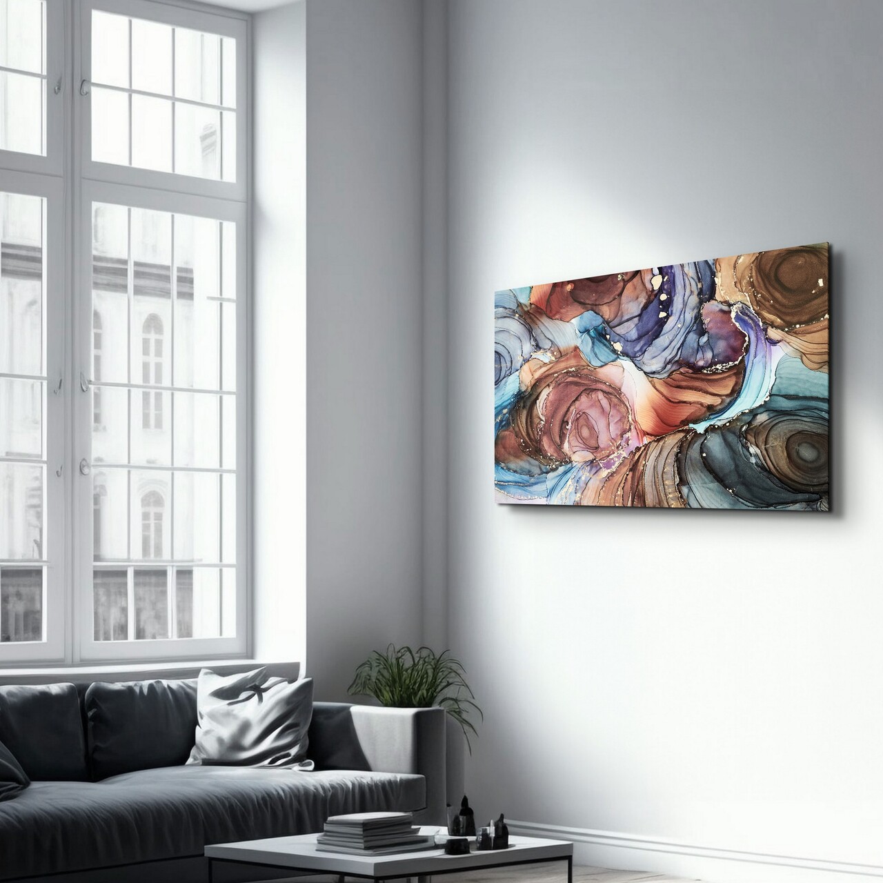 Tablou decorativ, SPR-1336, Dimensiuni: 70 x 110 cm, Multicolor - view 4