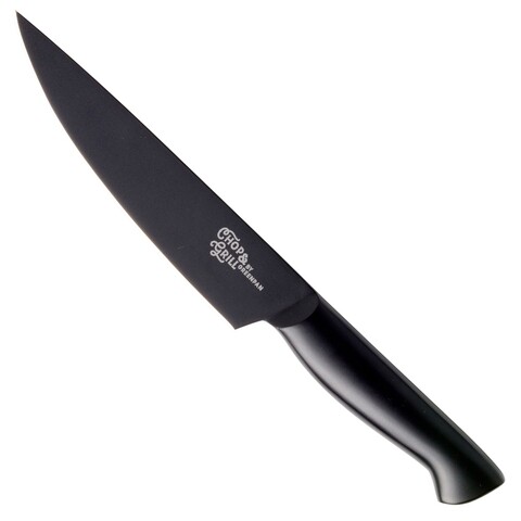 Cutit feliere, chop grill, 16 cm, inox/plastic, negru