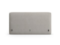 Tablie de pat 140 cm, Micadoni Home, Olivia-206, tesatura boucle, gri deschis
