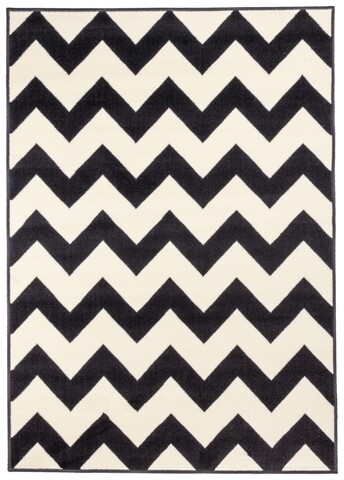 Covor Maferic, Decorino, 160x230 cm, polipropilena, negru/bej
