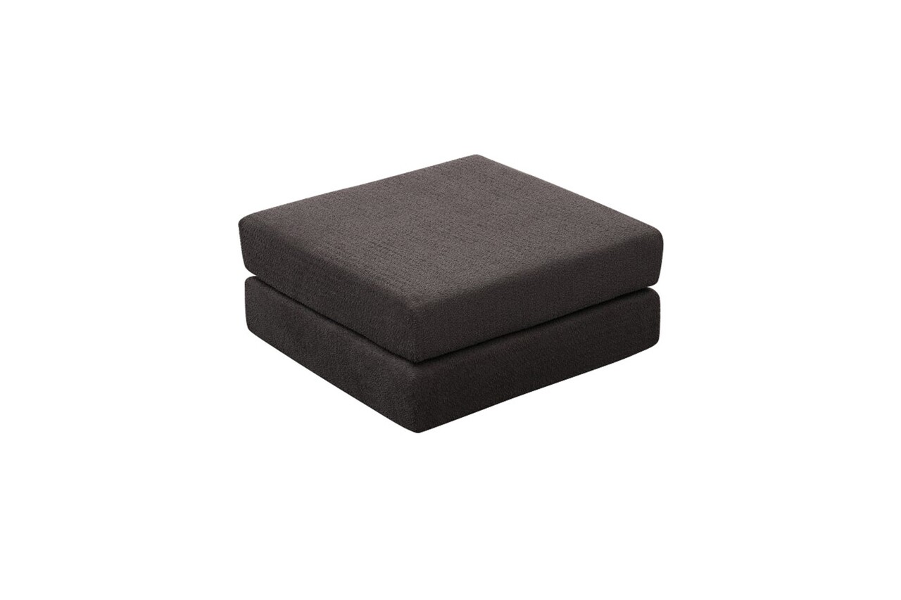 Taburet, Atelier del Sofa, 825BLC5223, Tesatura Chenille, Antracit - view 2