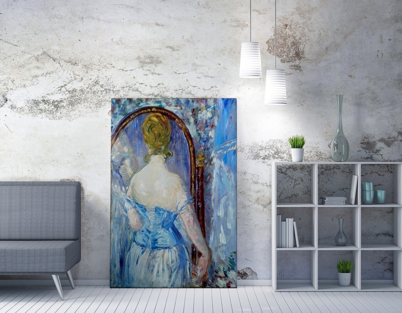 Tablou decorativ, WY285 (50 x 70), Canvas imprimat, Multicolor - view 2
