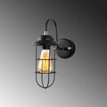 Aplica de perete, Mahoni - 13205, Fulgor, 12 x 25 x 32 cm, 1 x E27, 40W, negru