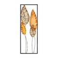Decoratiune de perete, Nezgep 2, Metal, Dimensiune: 32 x 90 cm, Multicolor