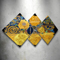 Set 4 tablouri decorative, 4MDF222201946, MDF, Imprimat UV, Multicolor