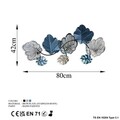 Decoratiune de perete, Zhoushan 3, Metal, Dimensiune: 80 x 42 cm, Multicolor