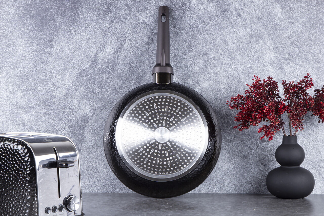 Tigaie Berlinger Haus, Primal Gloss, 28 cm, 2.4 L, aluminiu forjat, negru - imagine 15