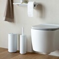 Suport role rezerva hartie igienica, Brabantia, MindSet, 15.1x13.7x30 cm, otel, Alb