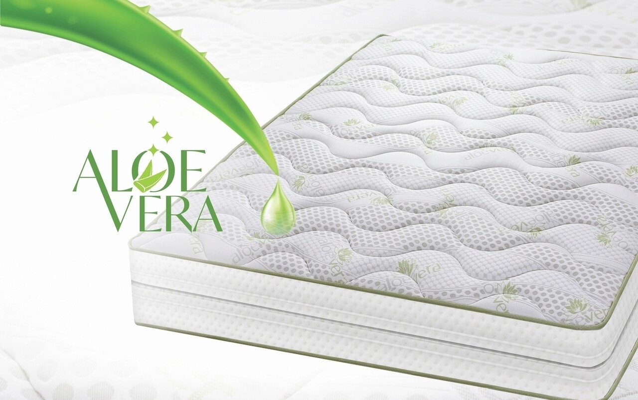 Saltea ortopedica Aloe Vera PLUS Dual Confort, 160x200x30cm, Memory 4 cm, 7 zone de confort, reversibila, fermitate medie - imagine 6
