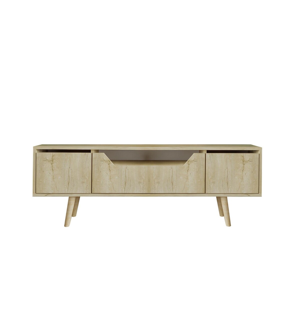 Comoda TV, Hanah Home, Roma 150, 150x53x29.8 cm, PAL, Maro - imagine 4