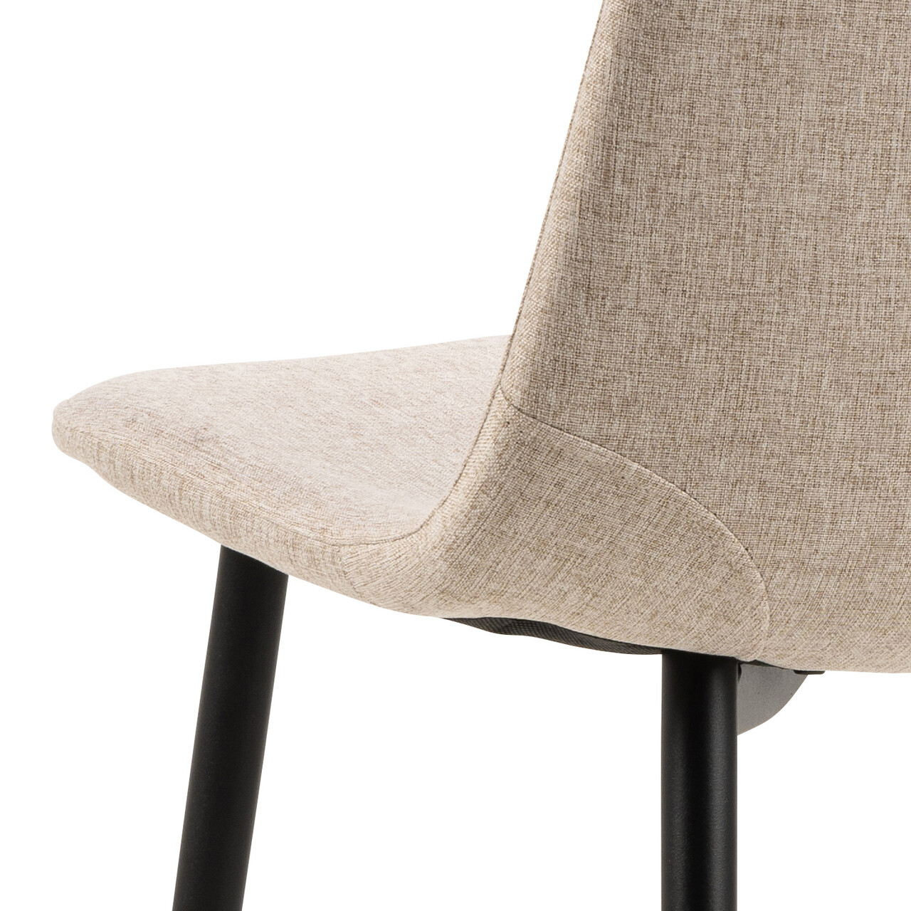 Scaun Celia, Actona, 44x54x86 cm, poliester/otel, bej - view 3