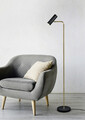 Lampadar Marley, TRIO, 23x39x151 cm, 5W, 1x GU10, metal, bronz mat/negru