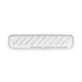 Suport accesorii dus + racleta, Brabantia, MindSet, 42.1x9x7.3 cm, aluminiu, alb