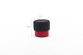 Taburet Rose Puf, Balcab Home, 40x40x40 cm, lemn, negru