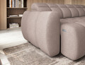 Coltar extensibil dreapta 4 locuri ELTAP, RT-20XIL, Falconn, 258x208x107 cm, lemn/poliester, maro deschis