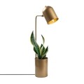Lampa de masa, Pot - 11490, Fulgor, 12 x 27 x 67 cm, 1 x E14, 40W, auriu