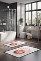 Set covorase de baie, Cartwright, CT-5370, Poliester, Multicolor