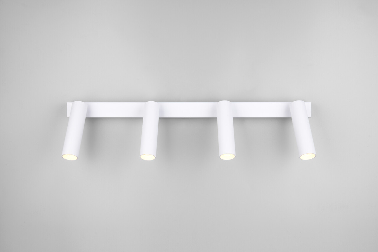 Plafoniera Ambala, TRIO, 65x13x17.5 cm, 5.5W, 4x SMD, metal, alb mat - 1 | YEO