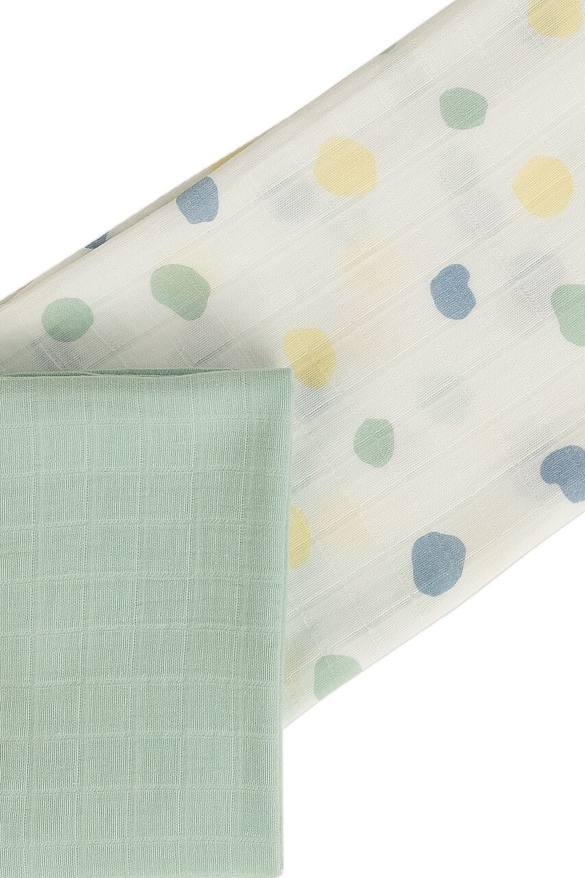 Set prosoape pentru bebeluși, JR Mori, M000008120, Bumbac, Verde - 1 | YEO