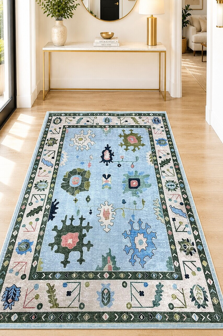 Covor, Geld, 140x190 cm, Multicolor — imaginea 2
