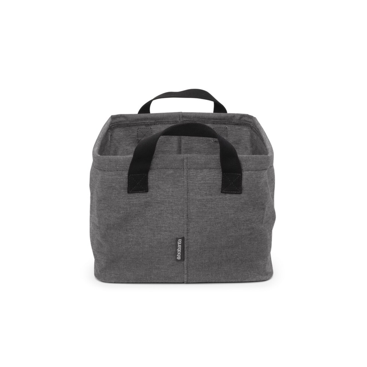 Cos de rufe / cos depozitare, pliabil, Brabantia, Linn, 35 L, 37x44x26 cm, textil, negru piper - 1 | YEO