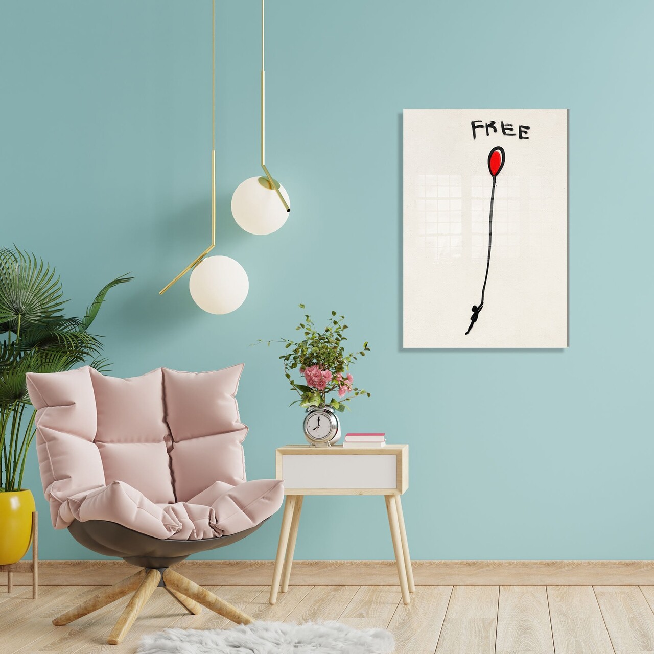 Tablou decorativ, UV-025, 30 x 45 cm, Multicolor - view 2
