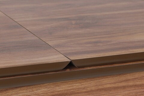 Masa de sufragerie extensibila, Nmobb, Sigma, MDF , Nuc/Alb