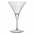 Set 4 pahare martini si cocktail, Bach, Luigi Bormioli, 236 ml, sticla cristal
