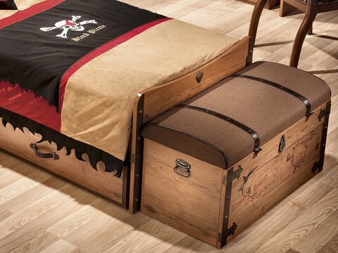 Cufar, Çilek, pirate chest, 92x49x45 cm, multicolor