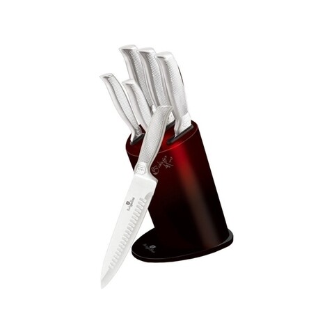 Set 5 cutite cu suport, Berlinger, Kikoza Collection, inox