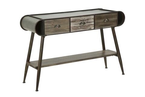 Consola moscow, mauro ferretti, 120x40x80 cm, lemn de brad