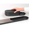 Set organizator chiuveta cu suport de uscare vase, Brabantia, SinkStyle Mineral, 75x13x15 cm, plastic/inox, gri inchis