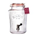 Dispenser pentru bauturi, Kilner, Vintage, 5 L, sticla, transparent