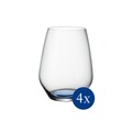 Set 4 pahare, Villeroy & Boch, Colourful Life Winter Sky, 420 ml, sticla cristal, albastru