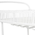 Gheridon Jeco, 88x44x82 cm, alb